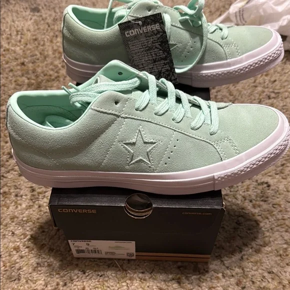 Converse One Star Mint Green NEW - Picture 1 of 3